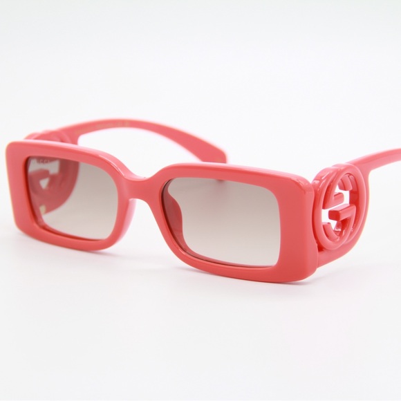 NEW GUCCI GG1325S 005 SQUARE RED WOMEN SUNGLASSES GUCCI - Picture 11 of 15